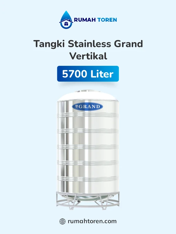 11. Toren Stainless Grand Vertikal 5700 Liter