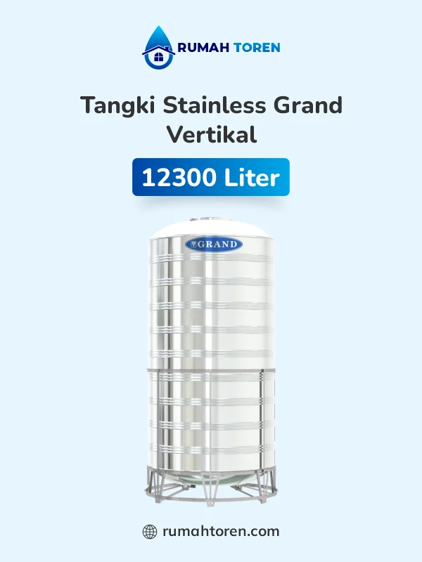 12. Toren Stainless Grand Vertikal 12300 Liter