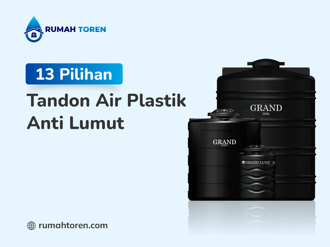 13 Pilihan Tandon Air Anti Lumut