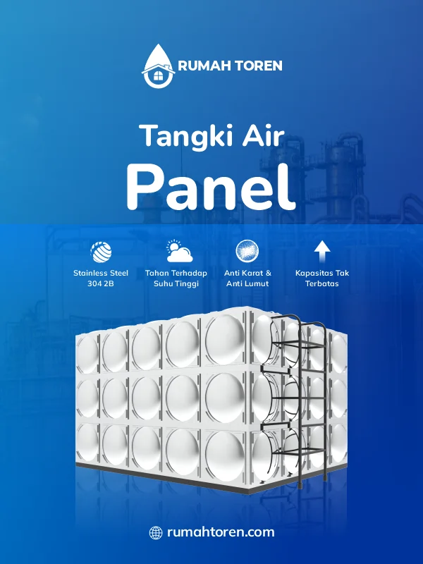 Rekomendasi Tangki Air Panel, Kapasitas Besar dan Bisa Custom!