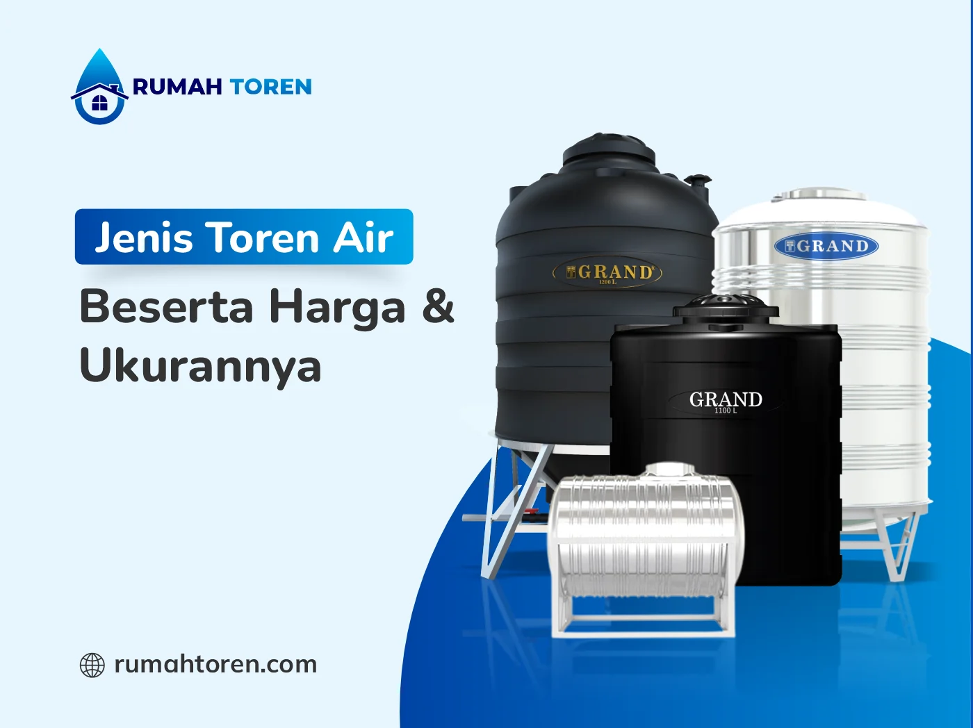 Jenis Toren Air Beserta Harga dan Ukurannya