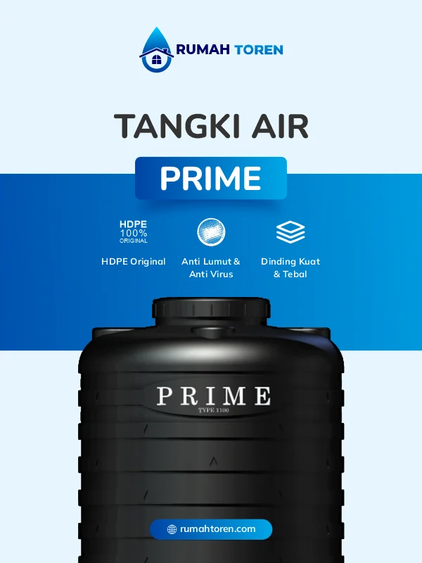 Rekomendasi Toren Air Prime Blow, Anti Lumut dan Harga Murah