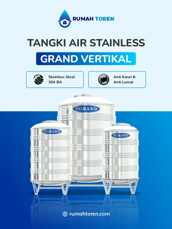 Rekomendasi Toren Air Stainless Terbaik, Berbagai Variasi Ukurannya