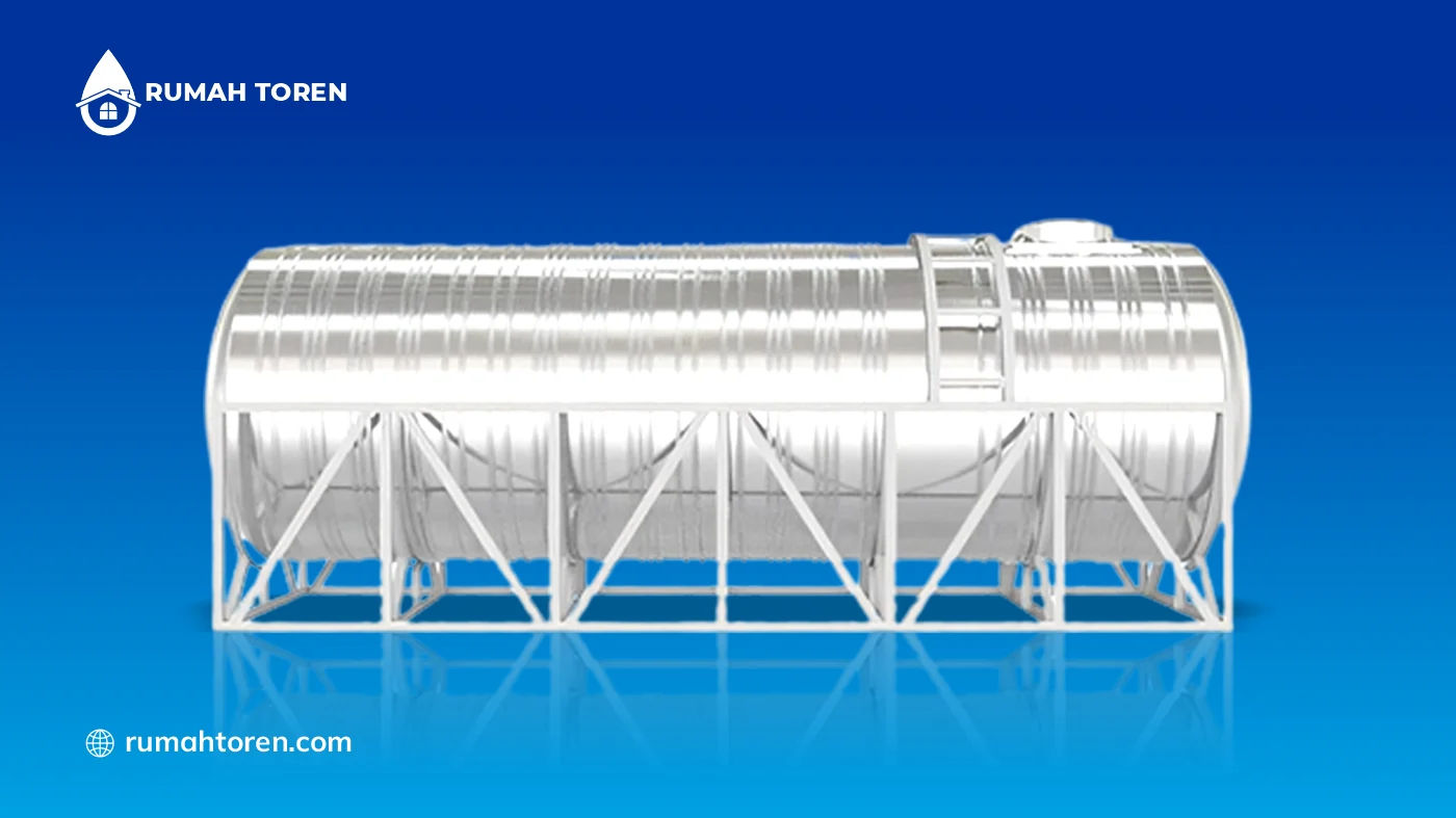 4. Pasang Toren Stainless Horizontal