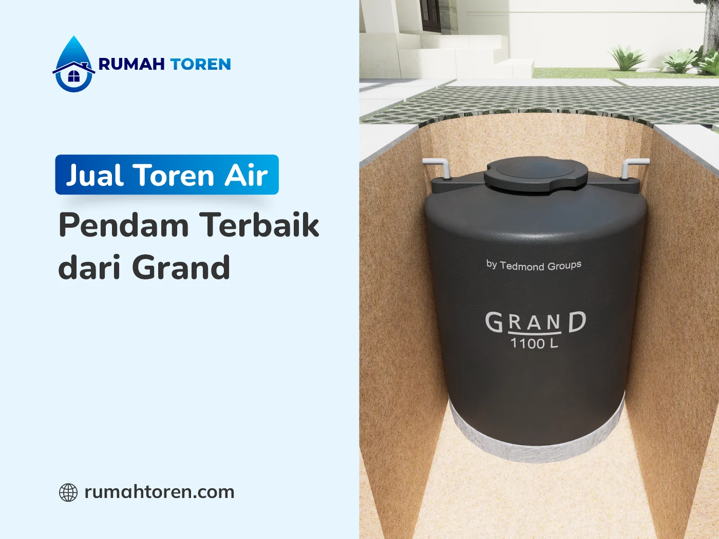 Jual Toren Air Pendam Terbaik dari Grand