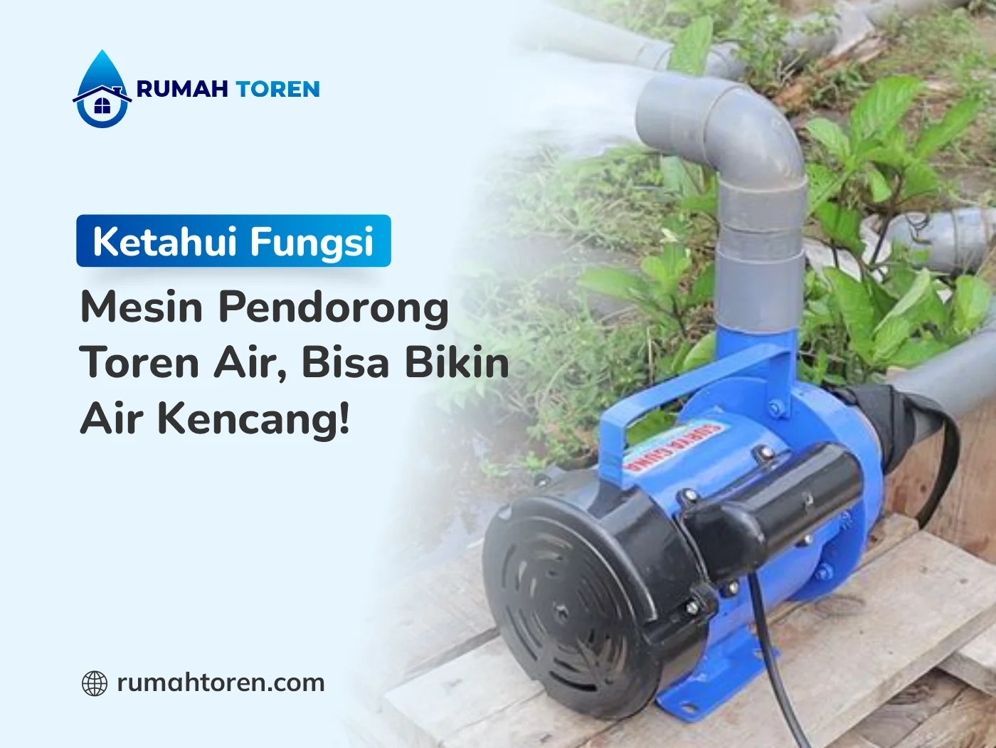 Ketahui Fungsi Mesin Pendorong Air Toren, Bisa Bikin Air Kencang!