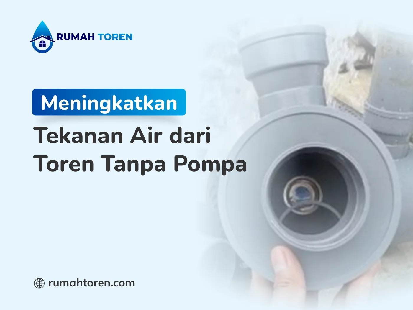 Meningkatkan Tekanan Air dari Toren Tanpa Pompa