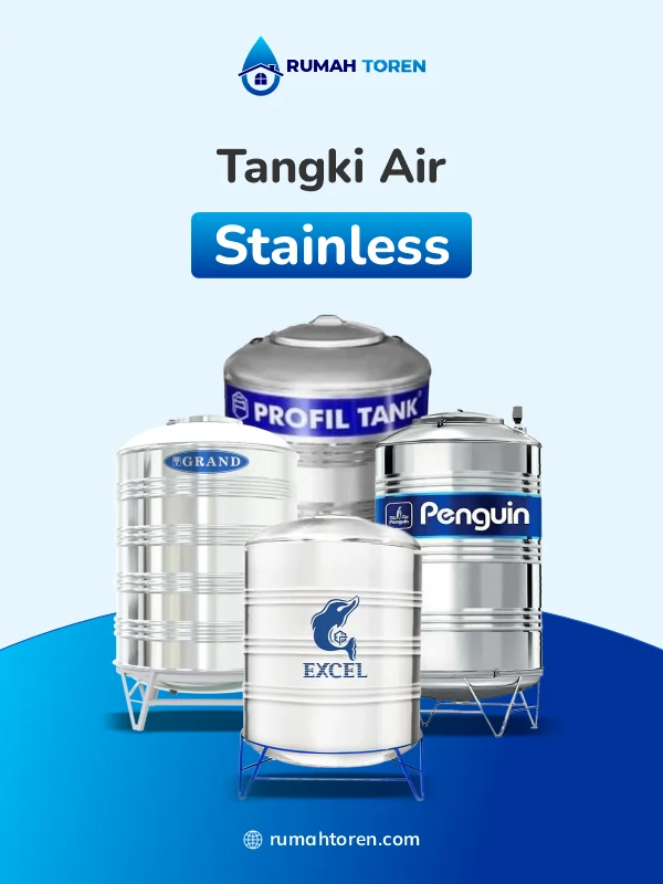 Rekomendasi Toren Stainless Vertikal Berkualitas dan Anti Bocor