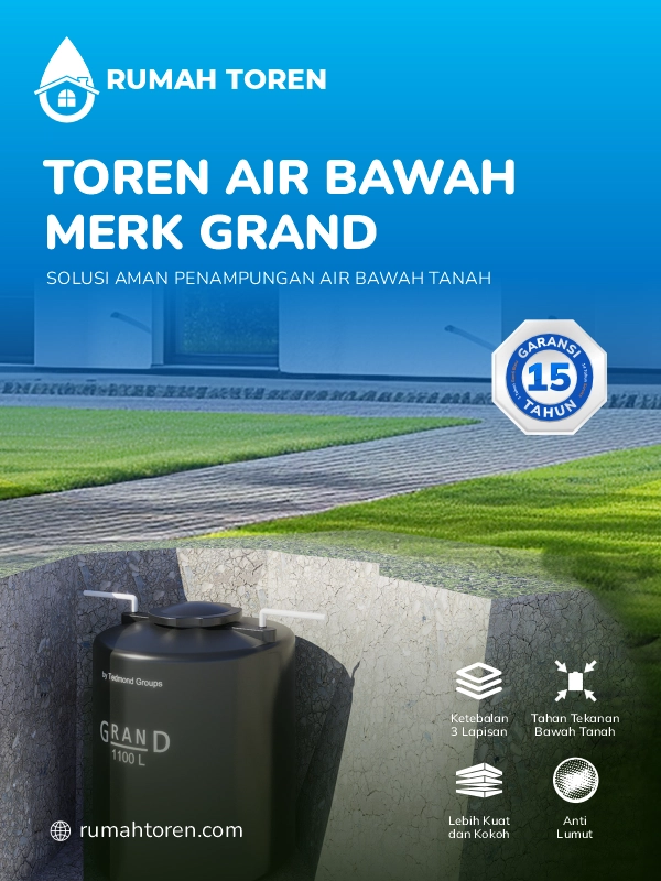 Toren Air Bawah Merk Grand