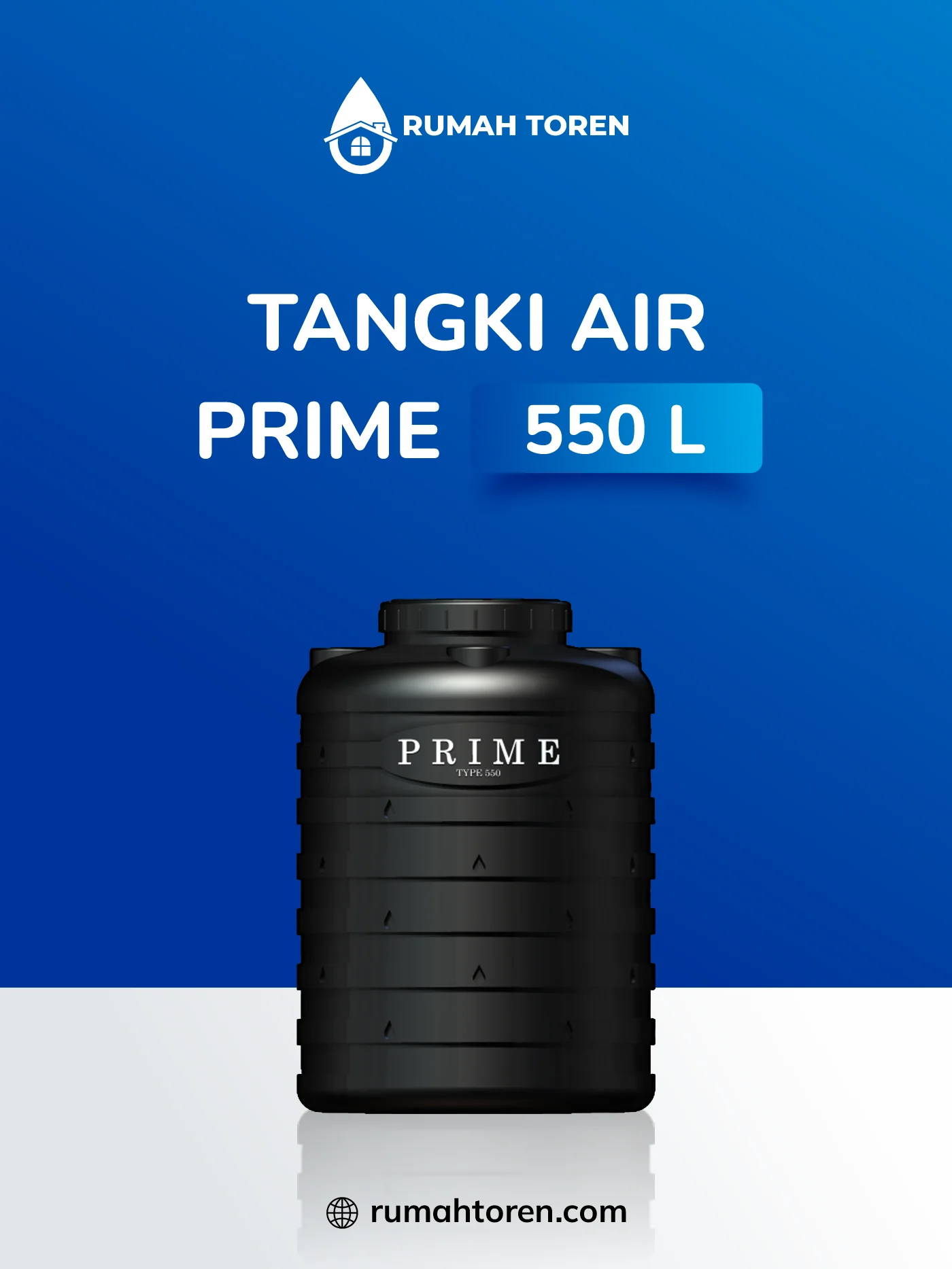 1. Toren Air Terbaik Prime Blow 550 Liter