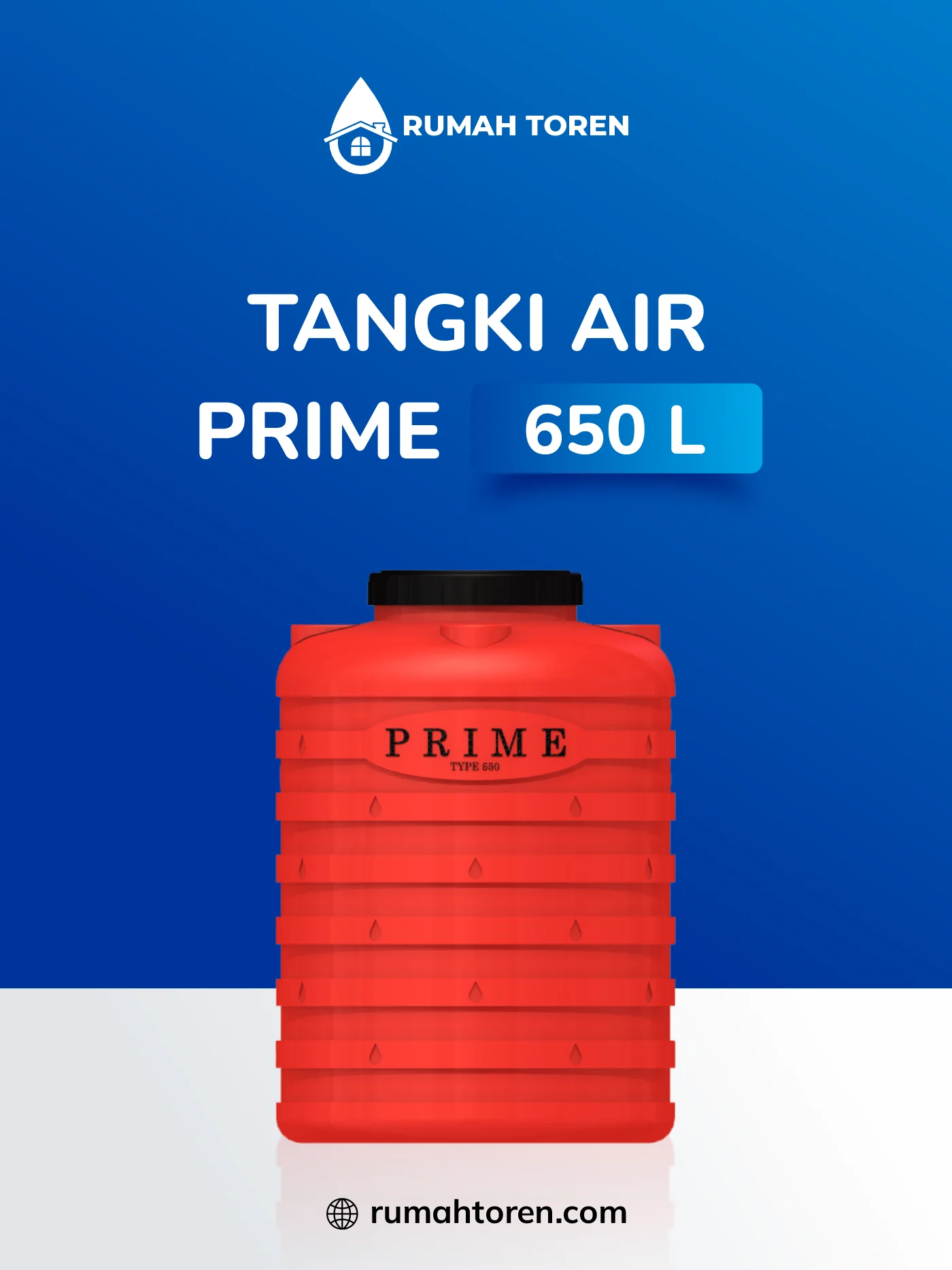 2. Toren Air Terbaik Prime Blow 650 Liter