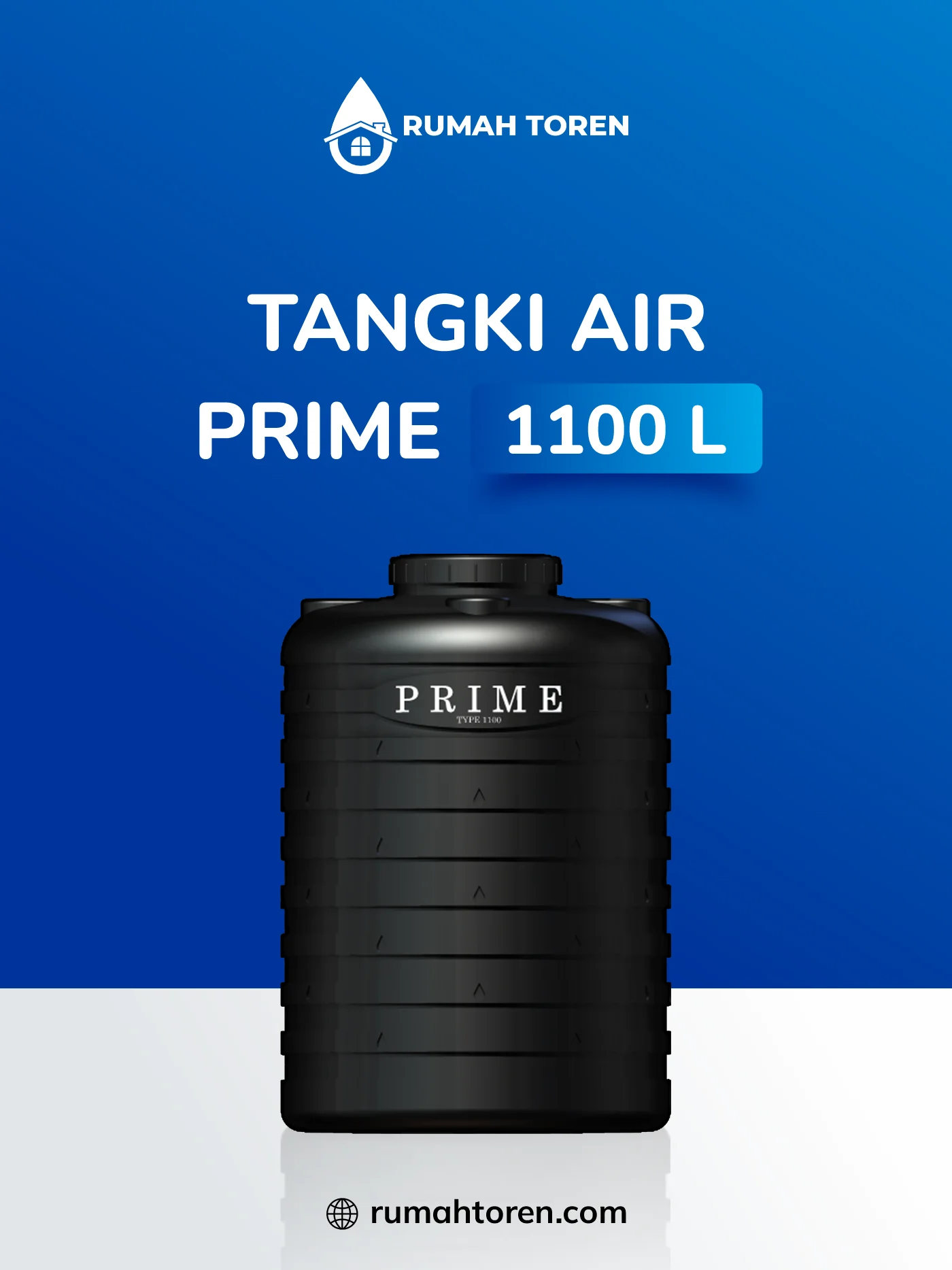 3. Toren Air Terbaik Prime Blow 1100 Liter