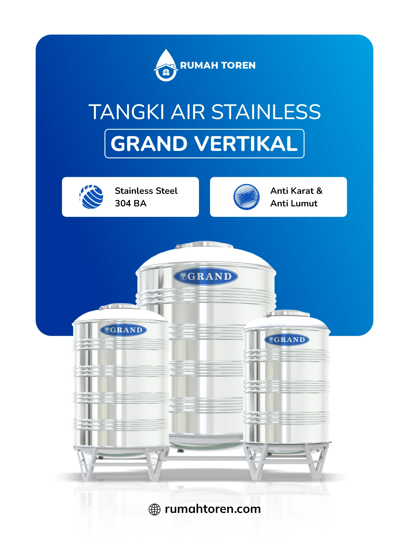 Toren Air Stainless yang Cocok untuk Berbagai Kebutuhan 