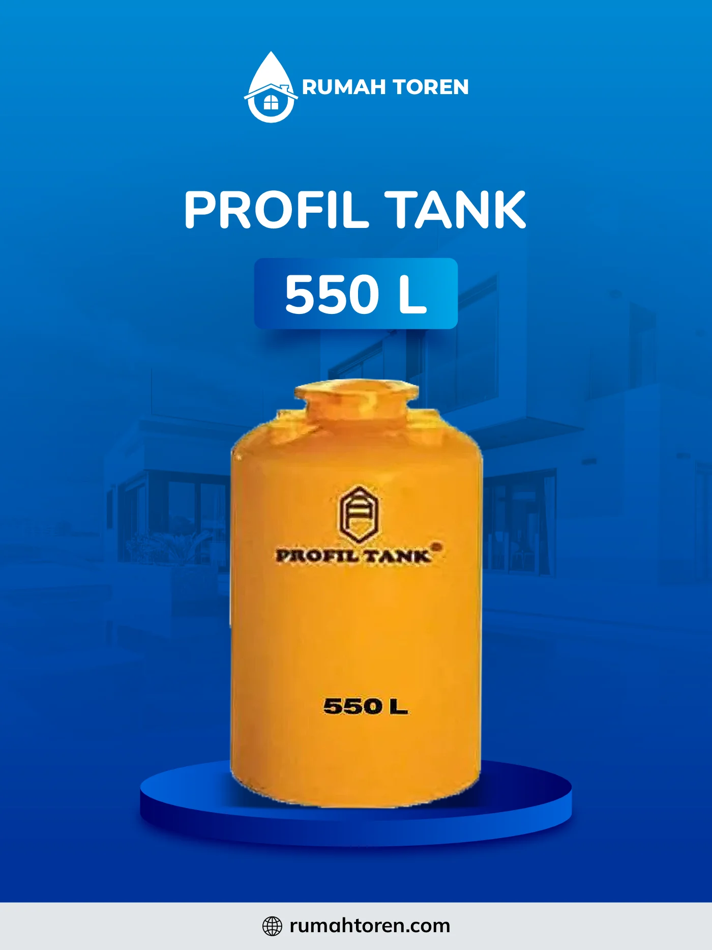 6. Toren Air Profil Tank 550 Liter