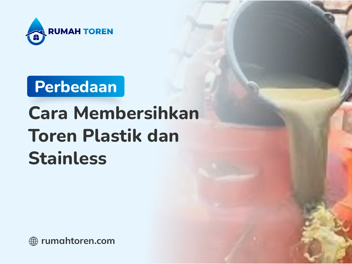 Perbedaan Cara Membersihkan Toren Plastik dan Stainless