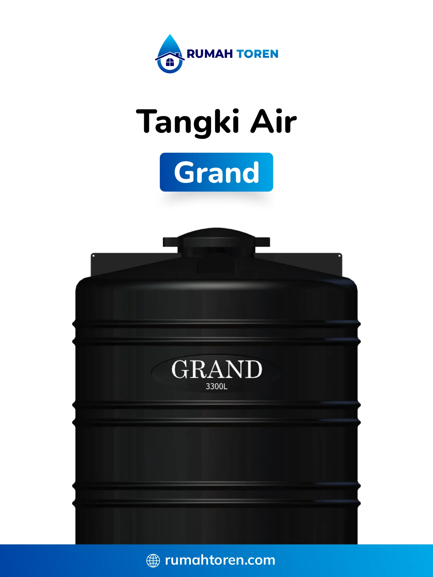 Review Toren Air Grand, Ukurannya Besar
