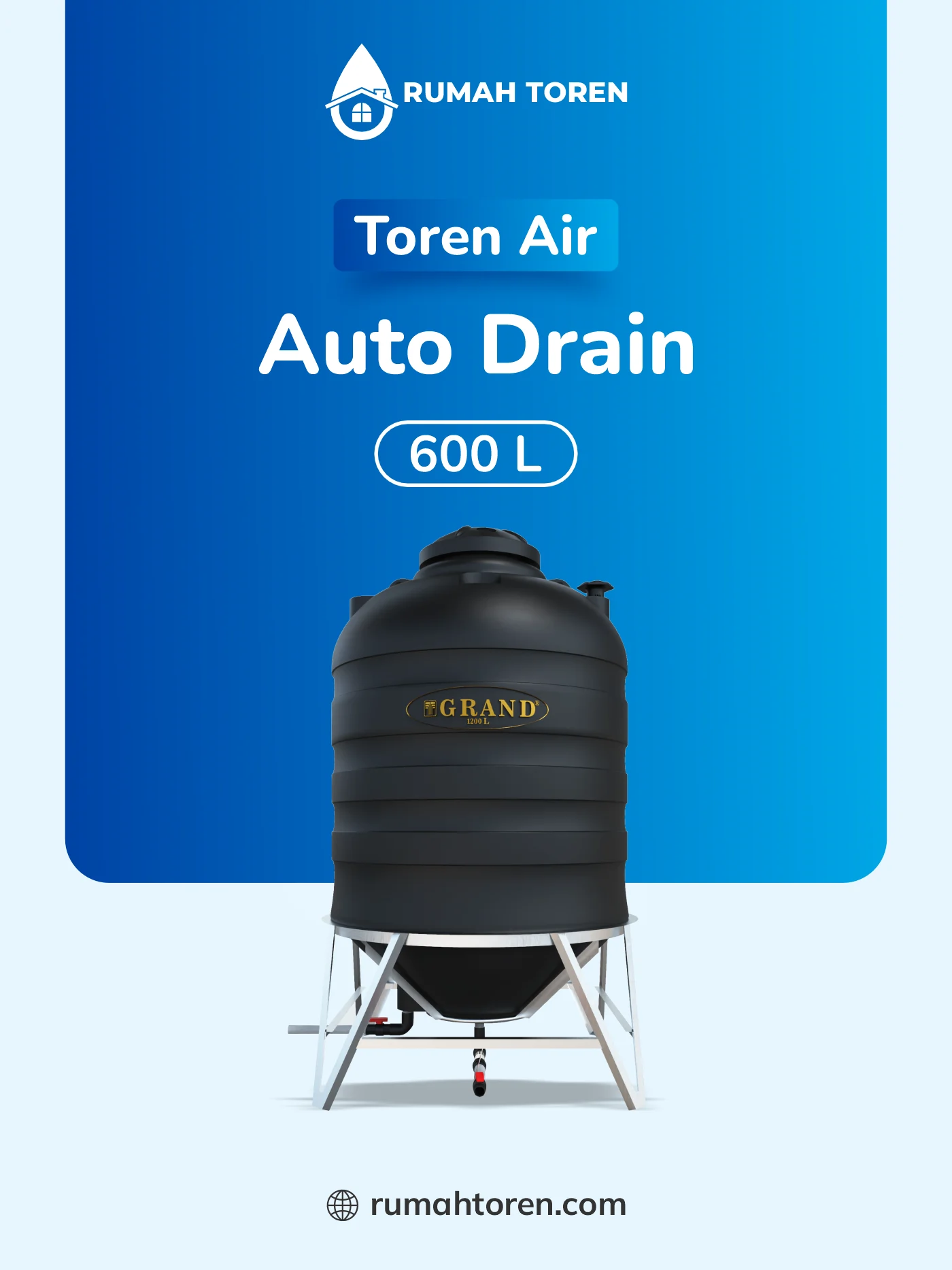 1. Toren Air Auto Drain 600 Liter