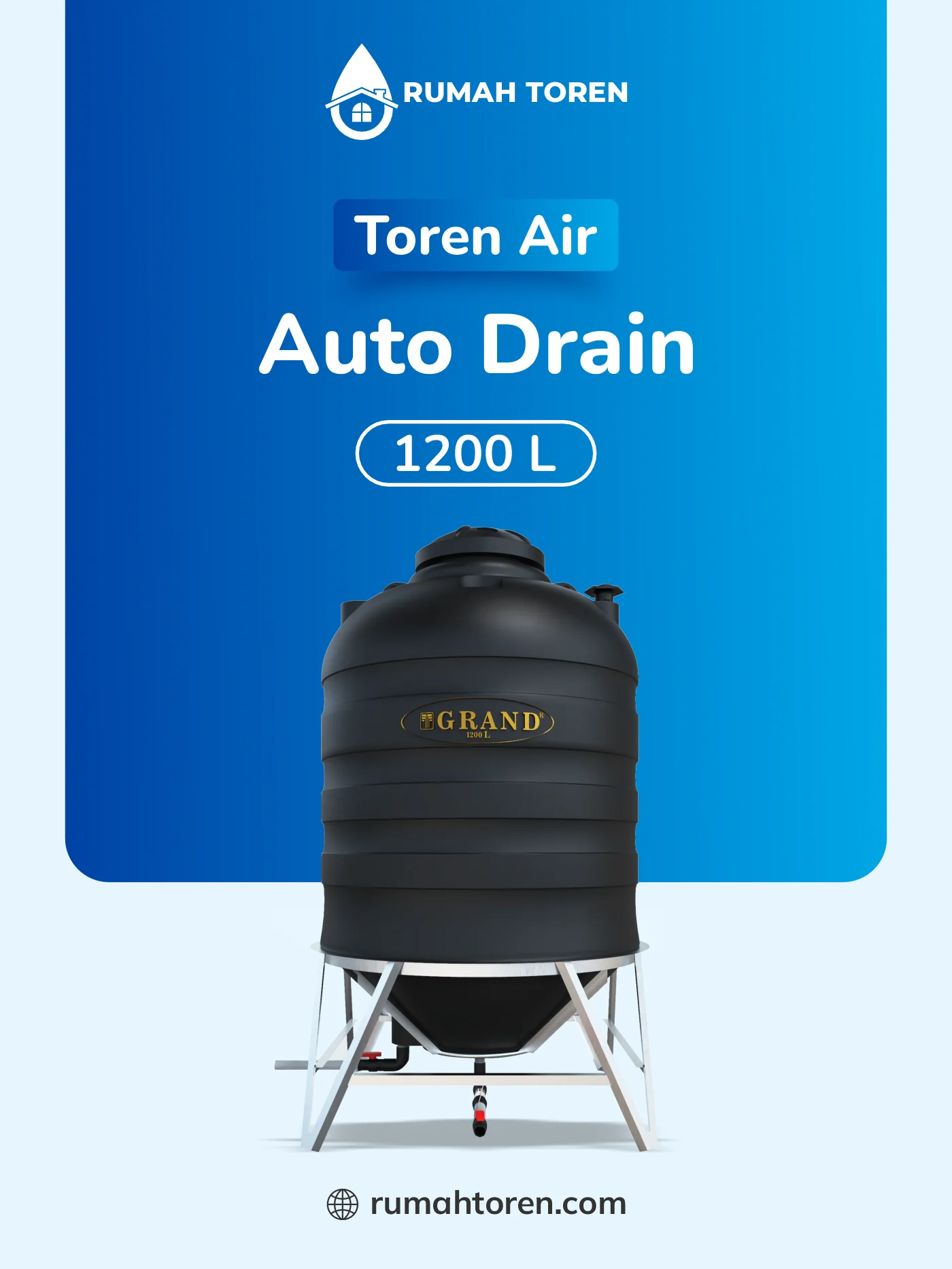 2. Toren Air Auto Drain 1200 Liter