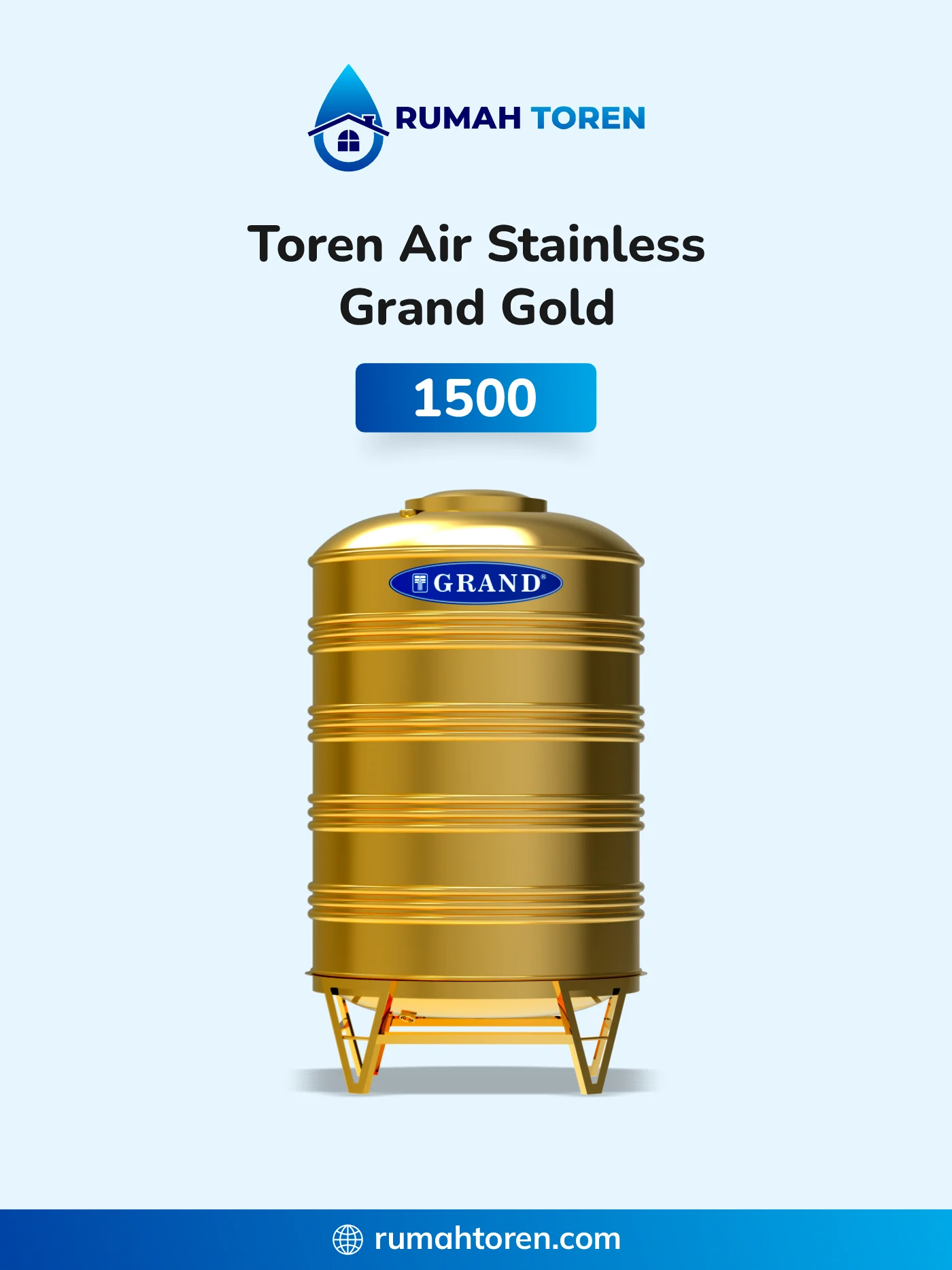 2. Toren Air Stainless Gold Vertikal