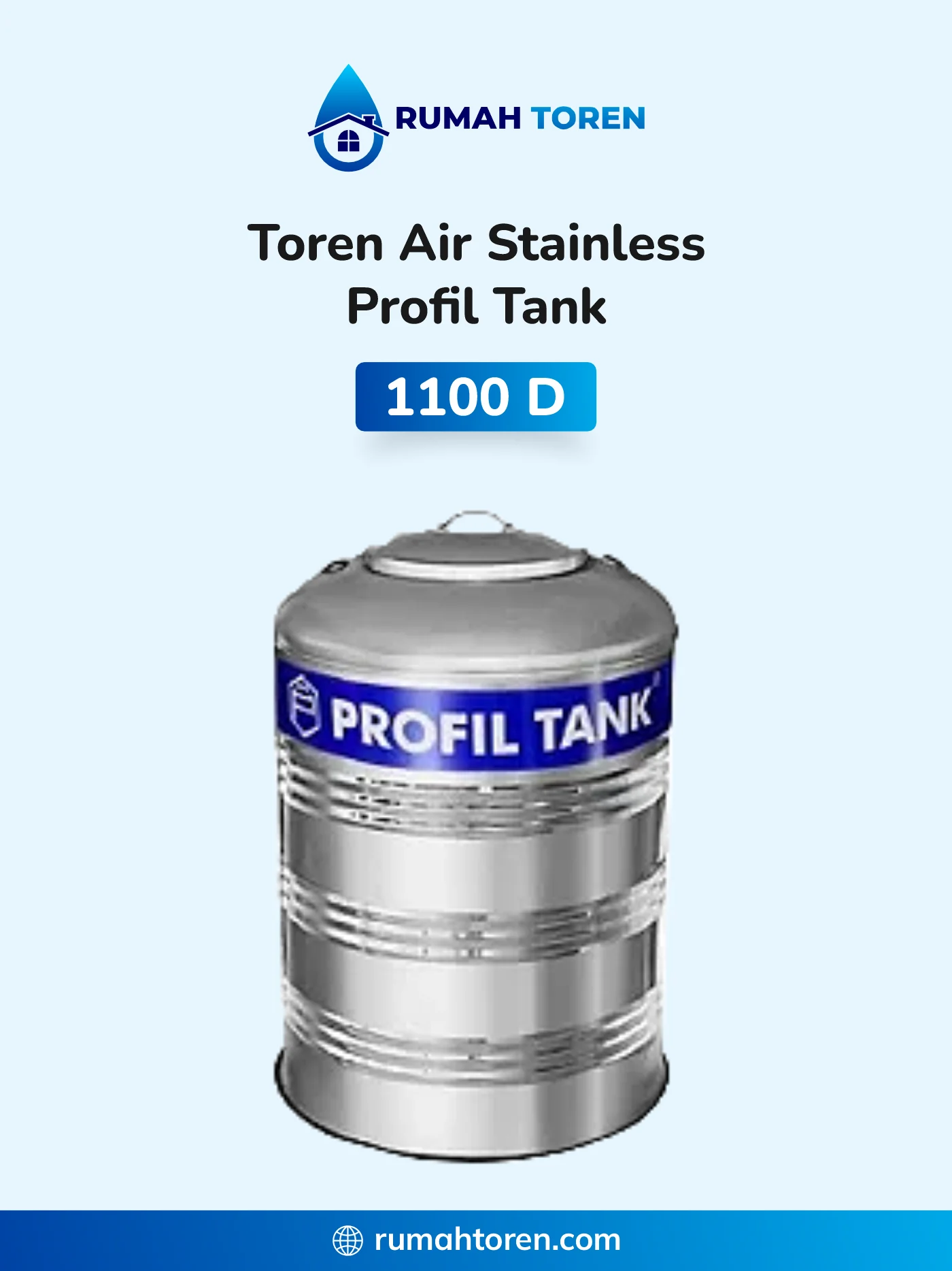 3. Toren Stainless Profil Tank 1100 D