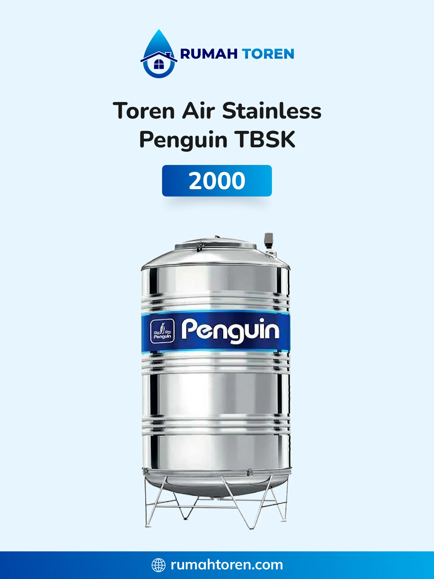 6. Toren Stainless Vertikal Penguin TBSK 2000