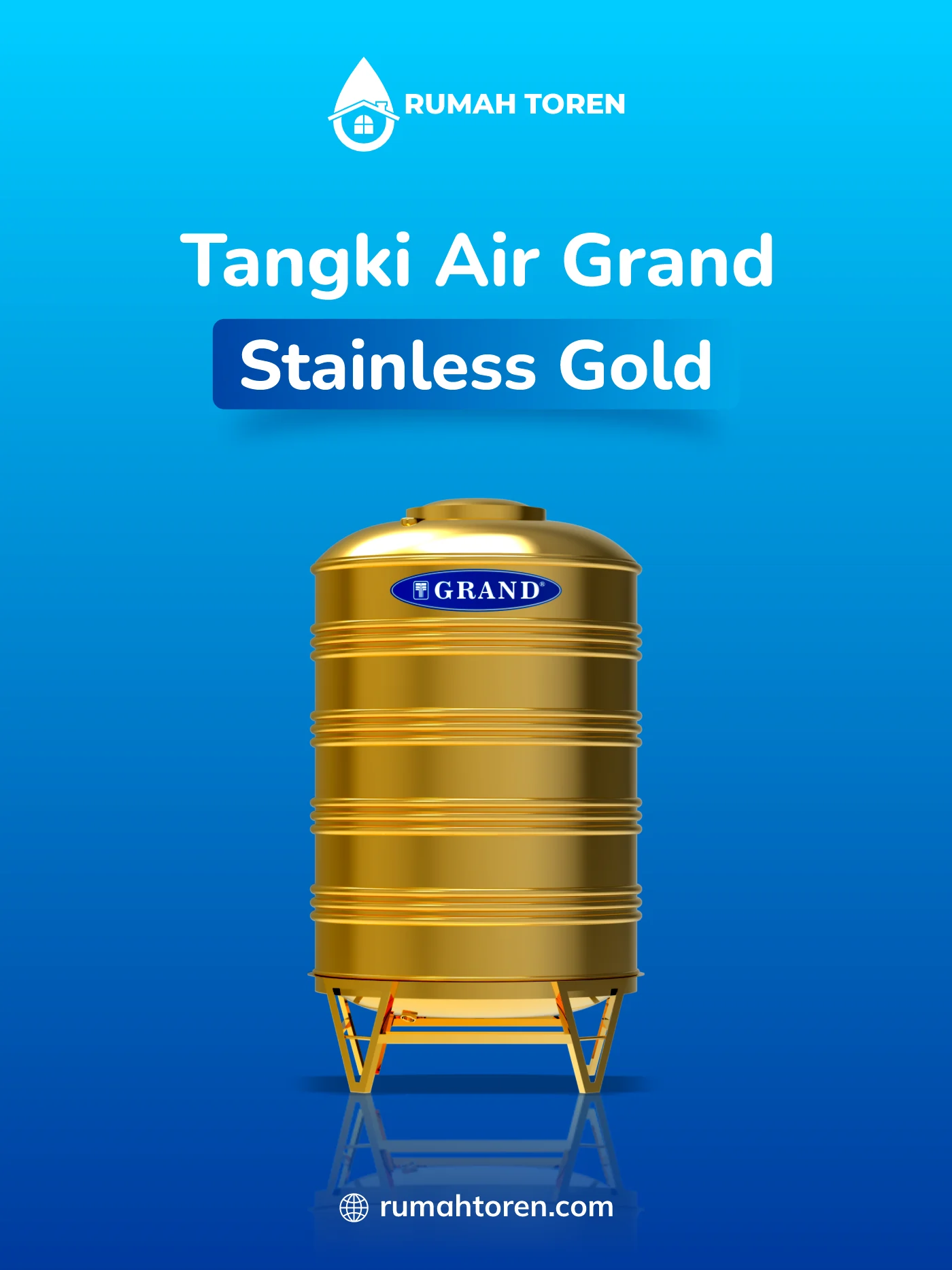 Rekomendasi Toren Stainless Gold Merk Grand