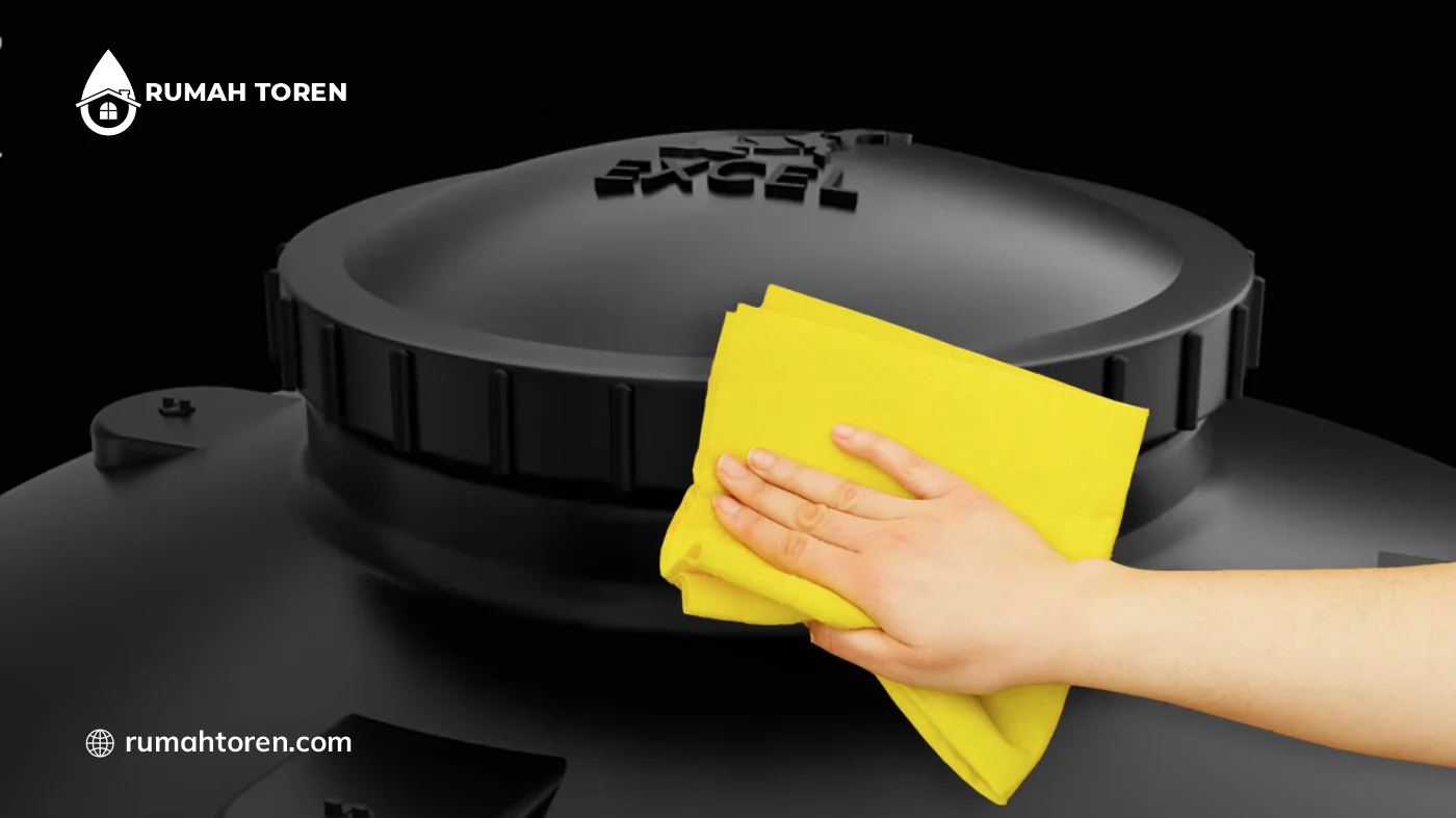 Cara Mudah Membersihkan Tutup pada Toren