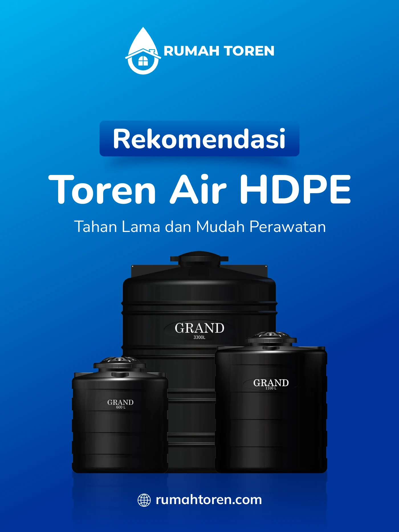 Rekomendasi Toren Air HDPE Tahan Lama dan Mudah Perawatan