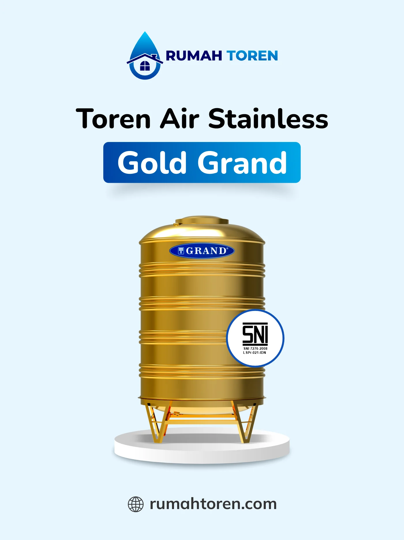 Review Toren Air Stainless Gold Grand 