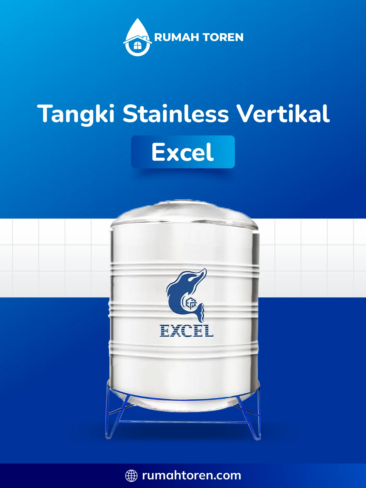 4. Toren Air Stainless Vertikal Excel