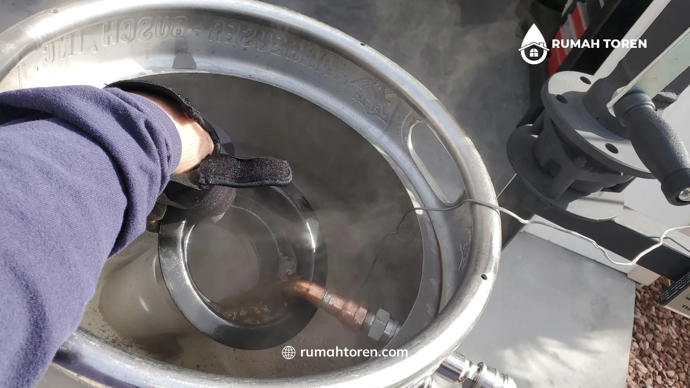 Cara Bersihkan Toren Stainless Vertikal