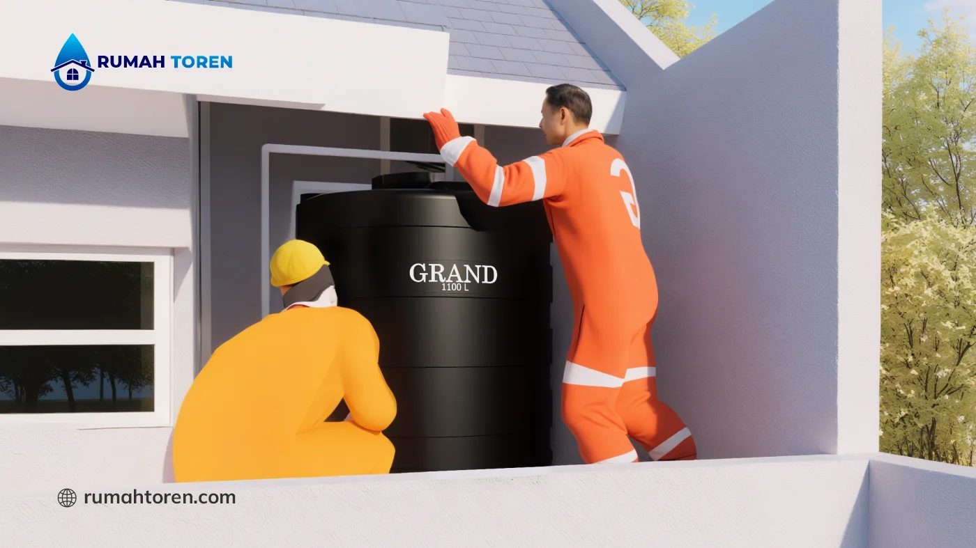 Cara Pasang Toren Grand Atas