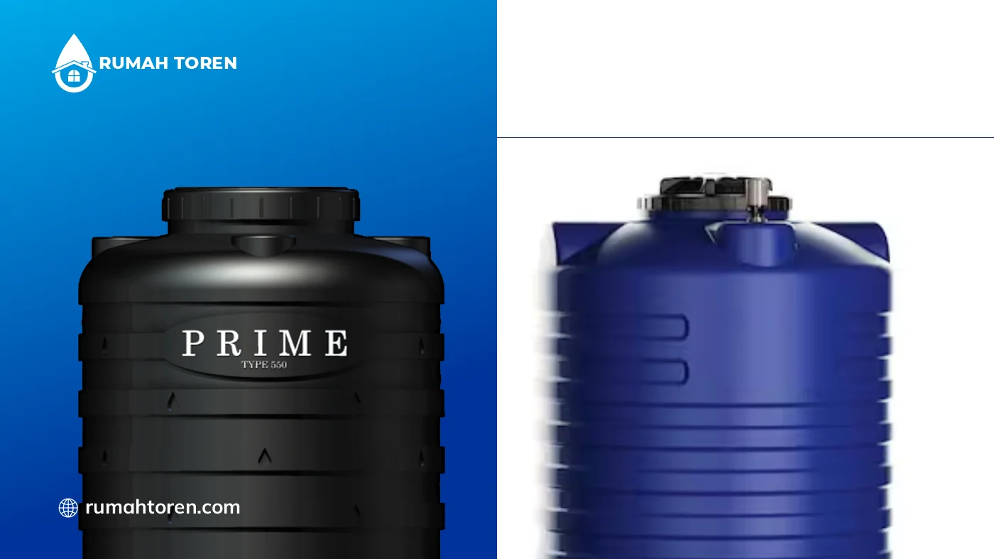 Perbandingan Toren Air HDPE Daripada Toren PVC