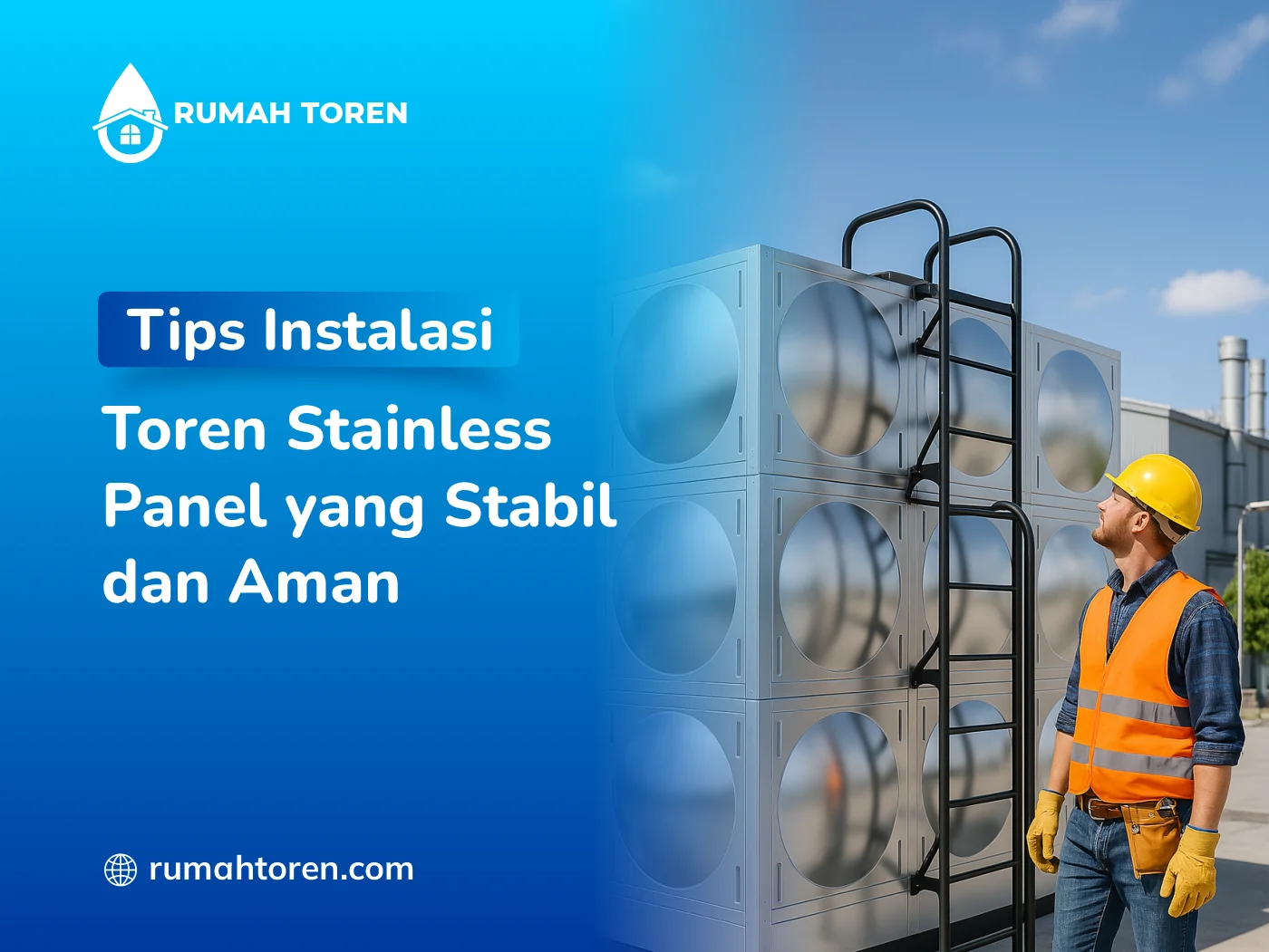 Tips Instalasi Toren Stainless Panel yang Stabil dan Aman