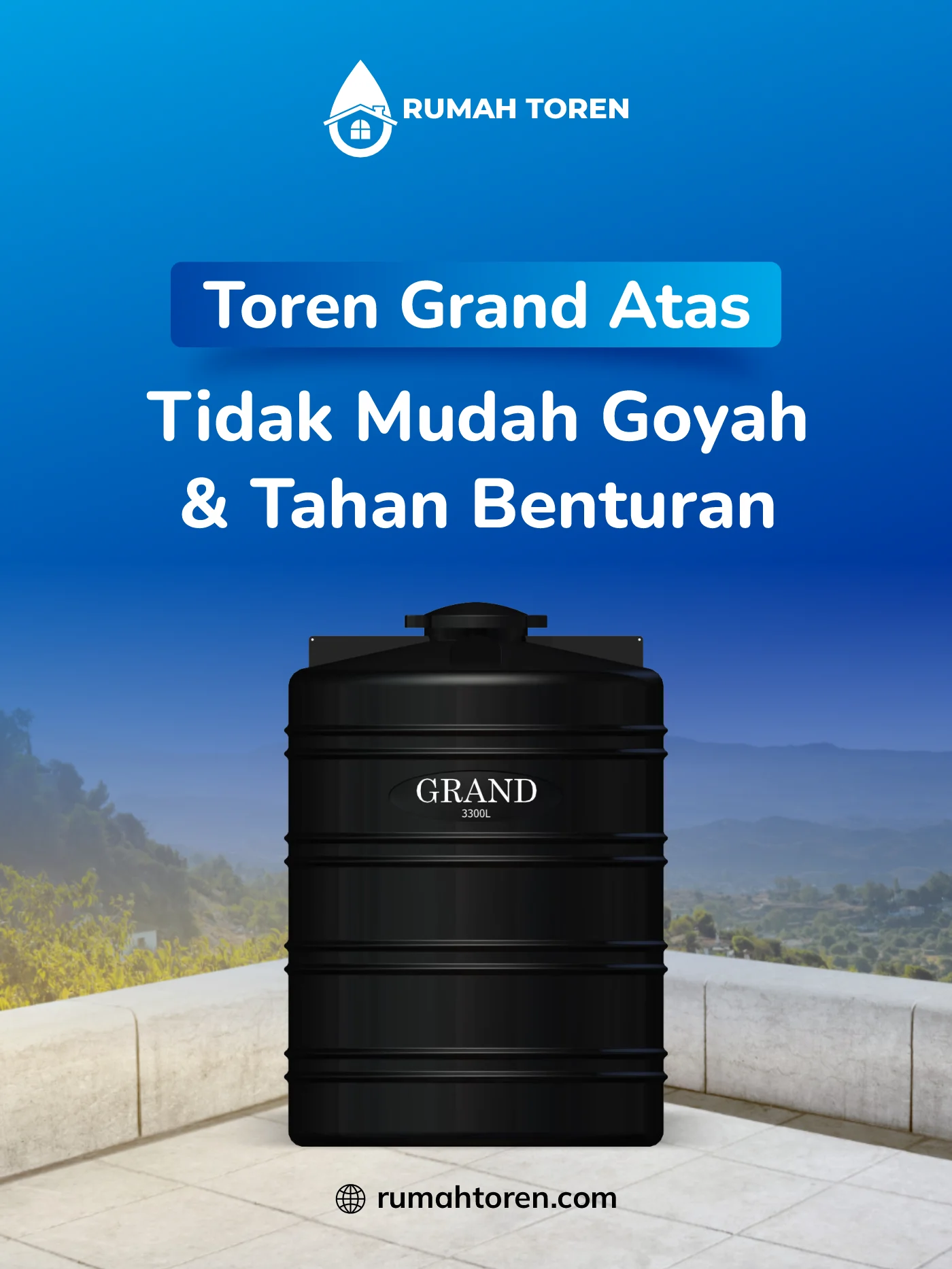 Toren Grand Atas, Tidak Mudah Goyah dan Tahan Benturan
