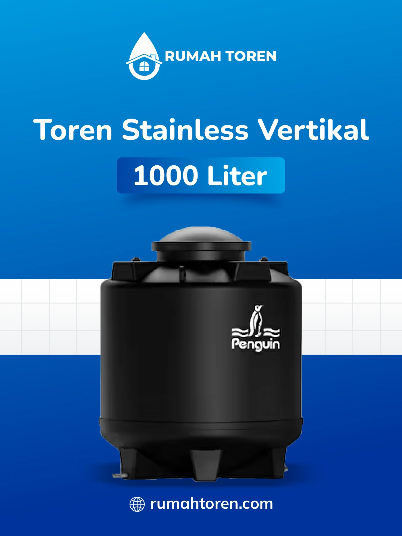 Kisaran Harga Toren Air 1000 Liter Penguin Underground TQ 110