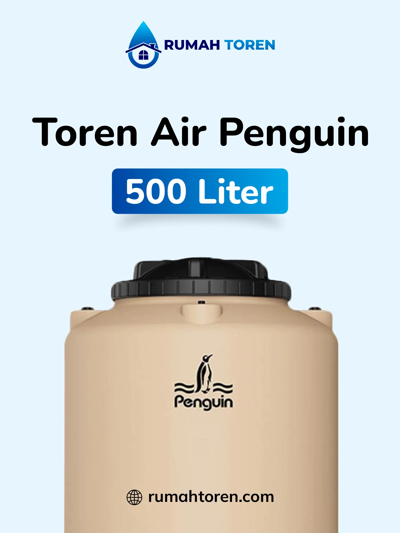 Kisaran Harga Toren Air 500 Liter Penguin