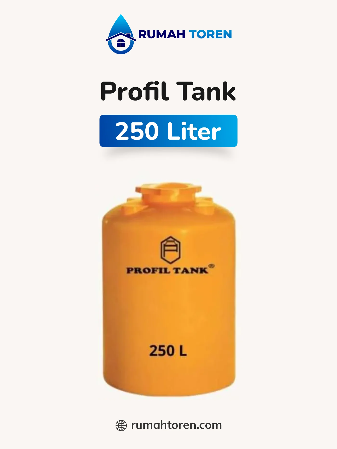 Profil Tank Toren Air TDA 250LT Pro Series 250 Liter