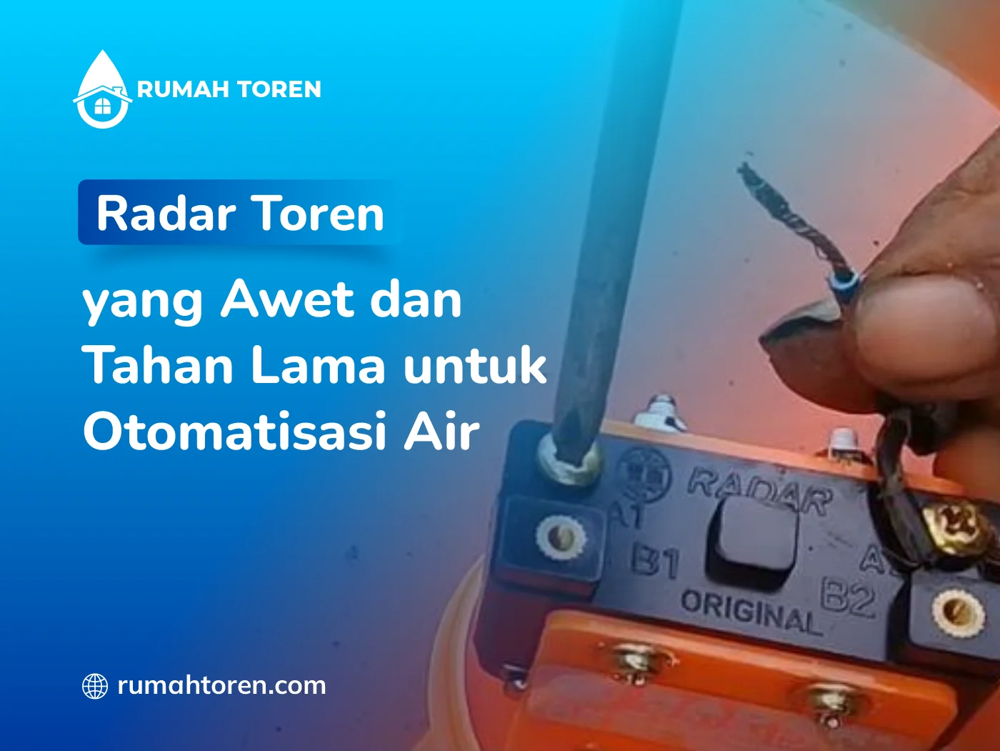 Radar Toren yang Awet dan Tahan Lama untuk Otomatisasi Air