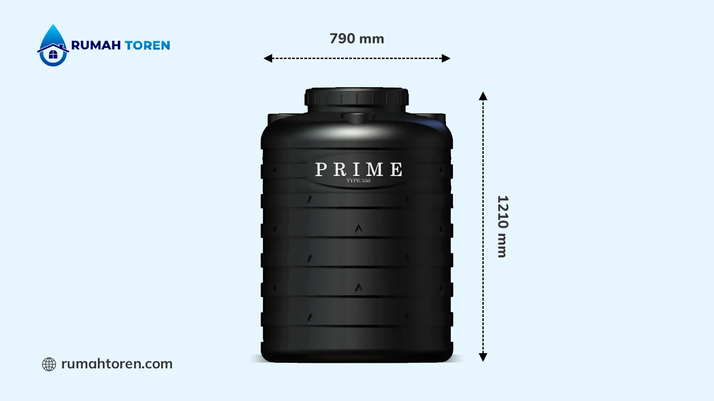 Spesifikasi Umum dari Diameter Toren 500 Liter