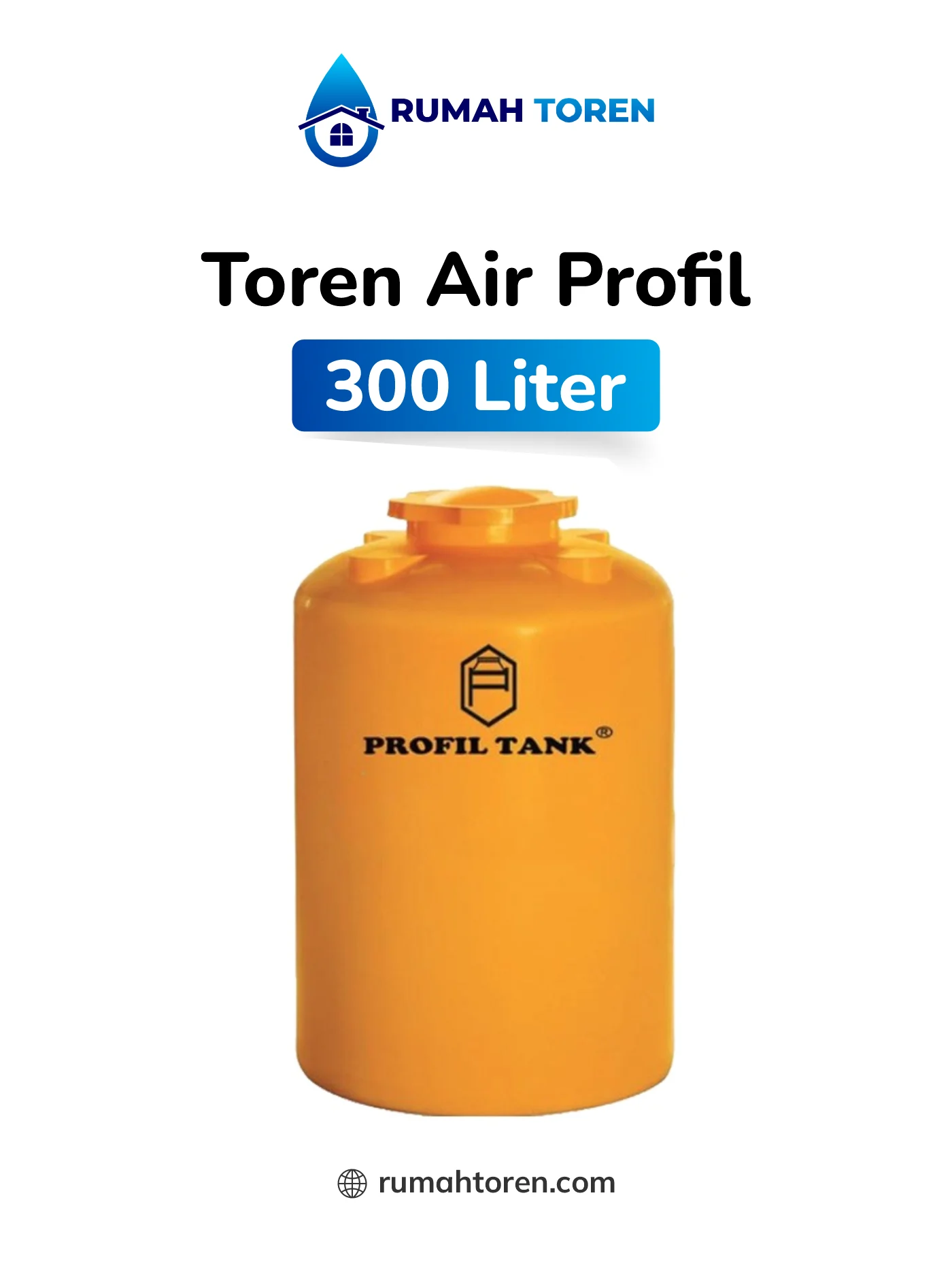 Toren Profil Tank tipe TDA 300L (300 Liter)
