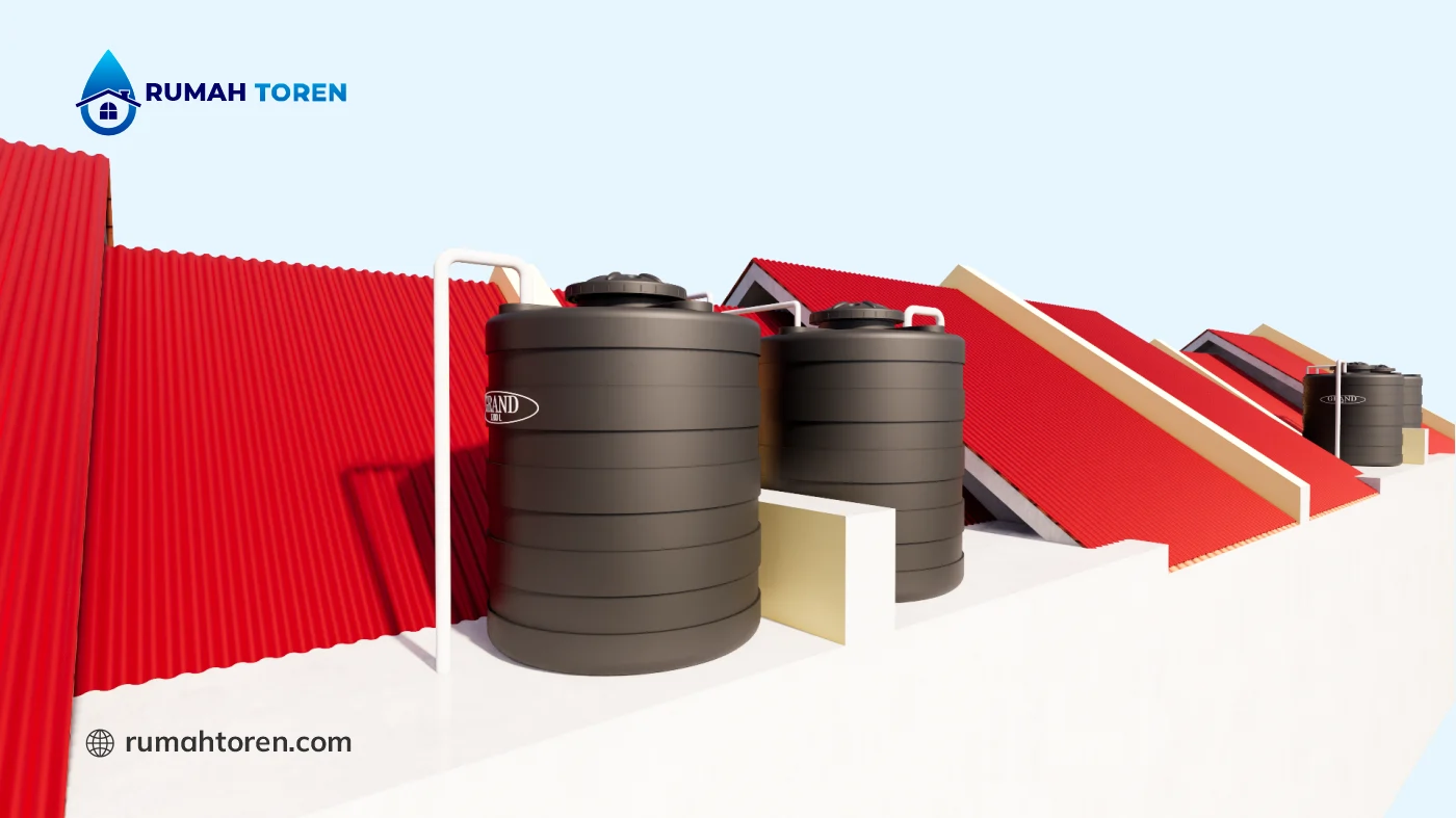 Cara Penempatan Toren Ukuran 1000 Liter di Rumah