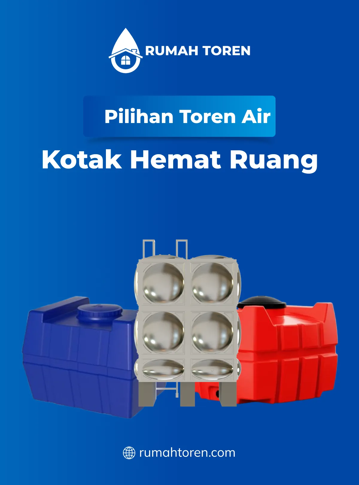 Pilihan Toren Air Kotak Hemat Ruang
