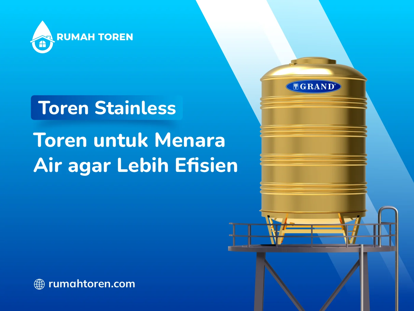 Toren Stainless Anti Karat Dan Tahan Lama Untuk Air Lebih Bersih