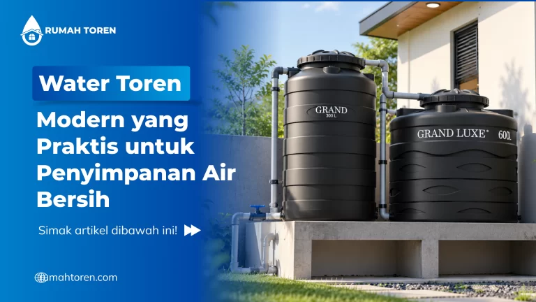 Water Toren Modern yang Praktis untuk Penyimpanan Air Bersih