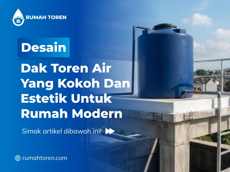 Desain Dak Toren Air Yang Kokoh Dan Estetik Untuk Rumah Modern