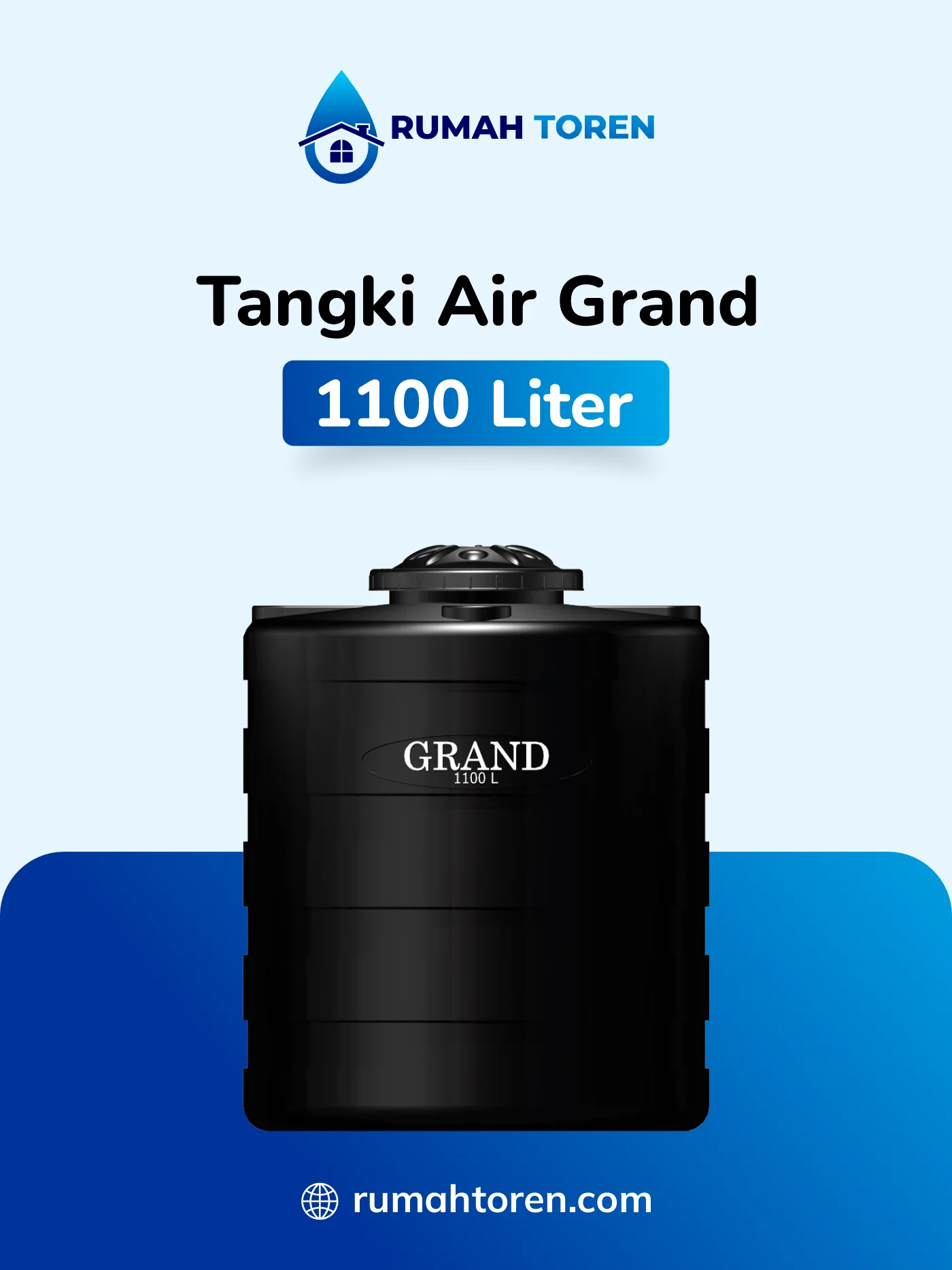 Kisaran Harga Toren Air Grand 1100 Liter