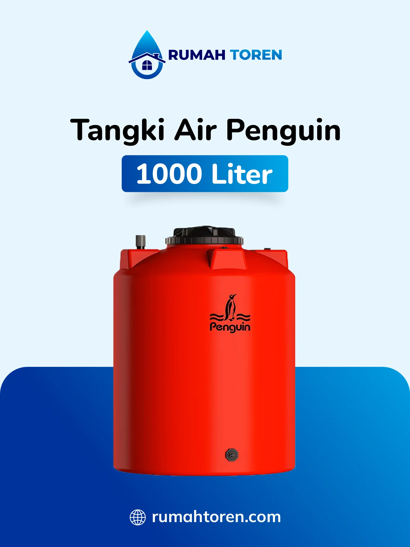 Kisaran Harga Toren Air Penguin TB 110 1000 Liter