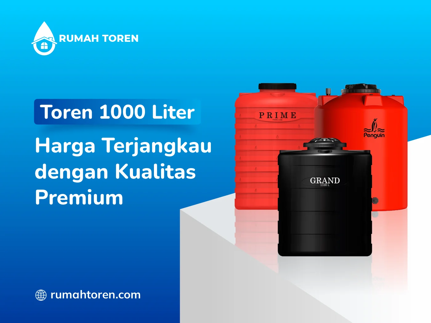 Toren 1000 Liter Harga Terjangkau Dengan Kualitas Premium