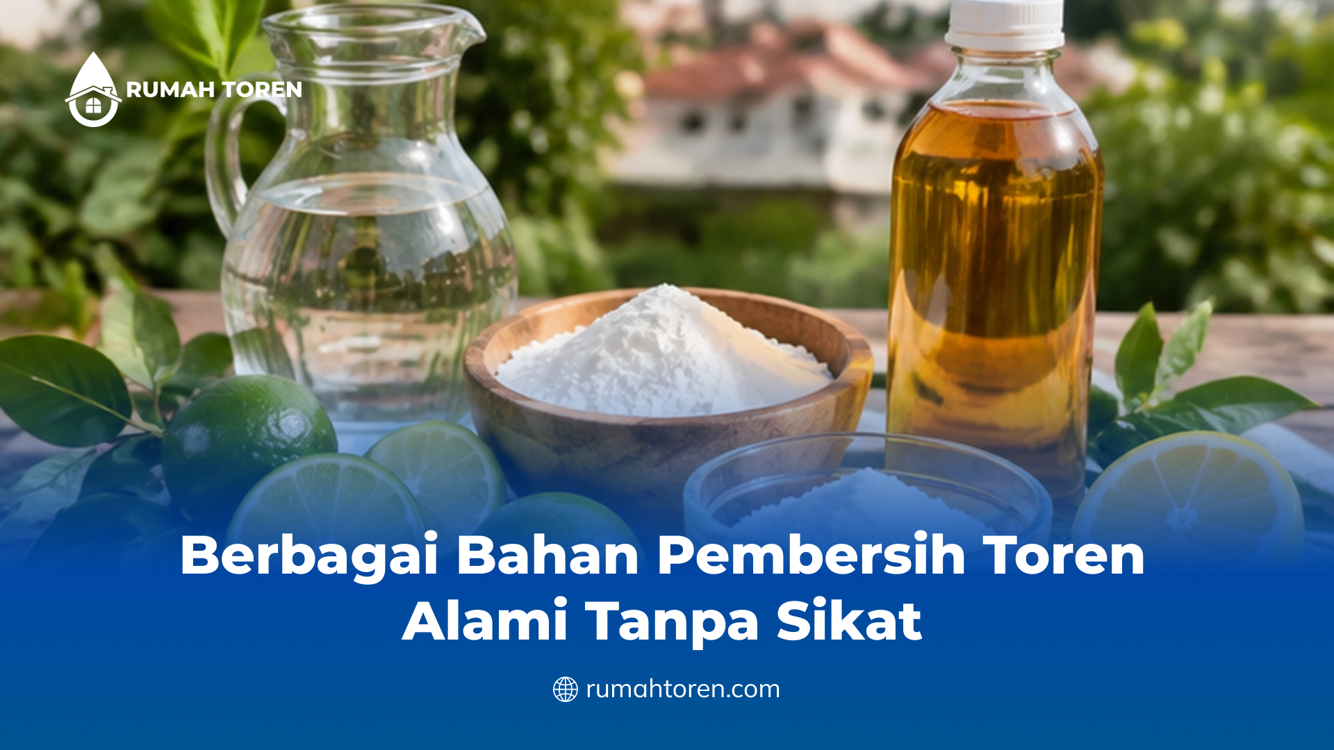 Berbagai Bahan Pembersih Toren Alami Tanpa Sikat